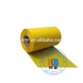Wash resin ribbon material yellow color barcode ribbon for care thermal label printer